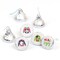 Big Dot of Happiness Wild and Ugly Sweater Party - Christmas Animals Party Round Candy Sticker Favors - Labels Fits Chocolate Candy (1 Sheet of 108)